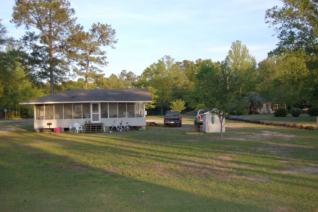 View of the house from the lake
