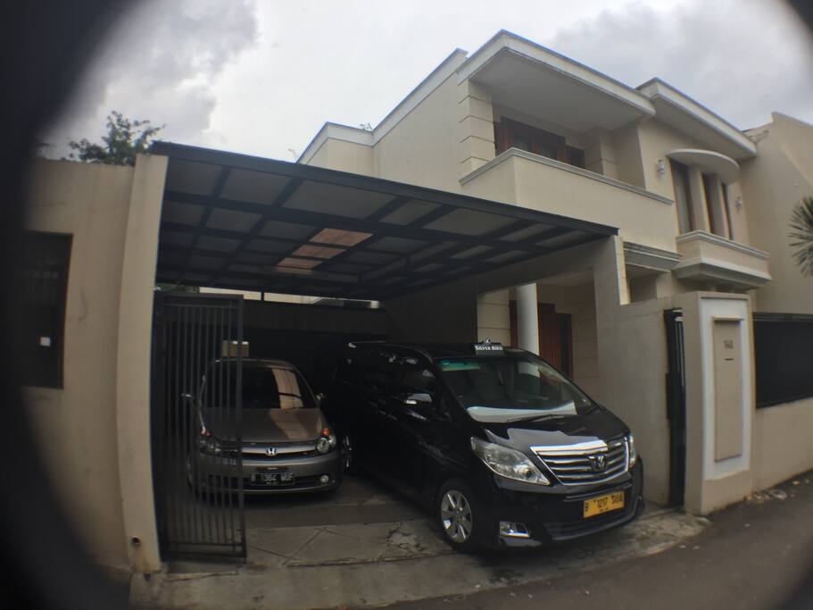 Located in a quiet area of North Cipete (South Jakarta) walking distance from Lippo Mall Kemang. We offer private parking for up to 1 car free of charge.