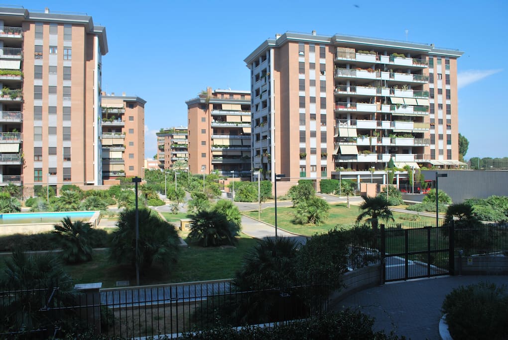 veduta dal balcone