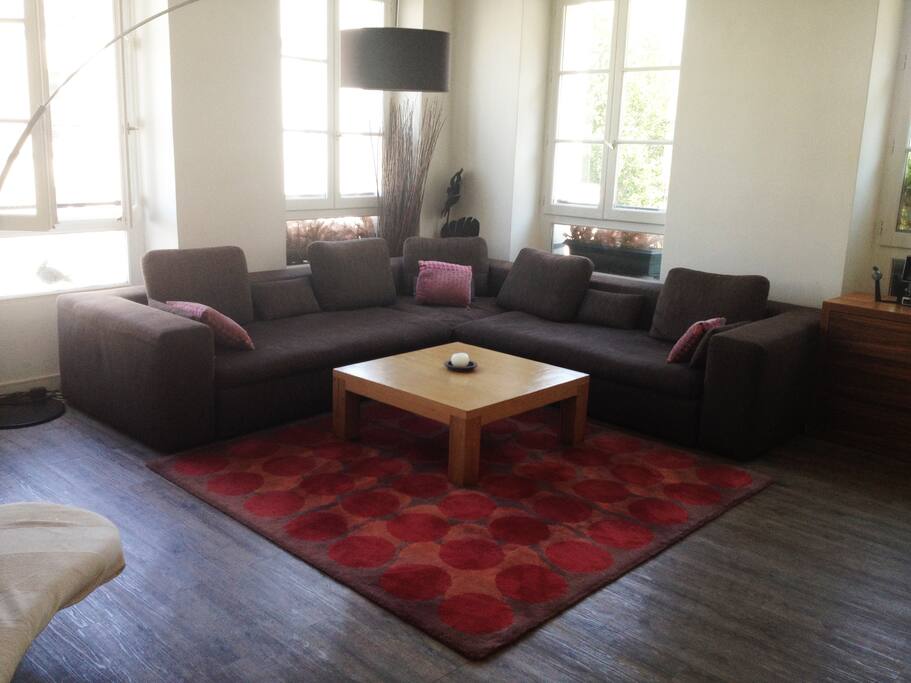 View of the cosy couch