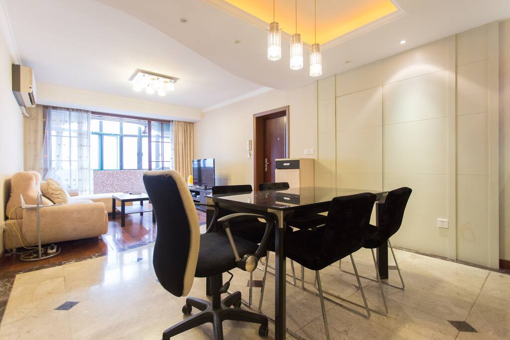 Dining room table, great for work or just to eat a meal