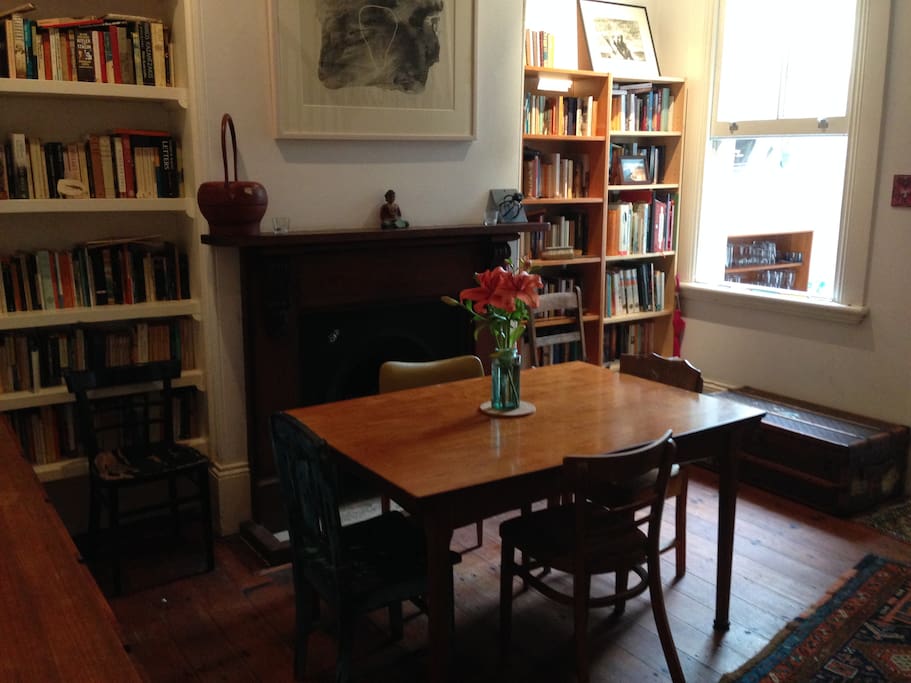Dining-room - morning sun.