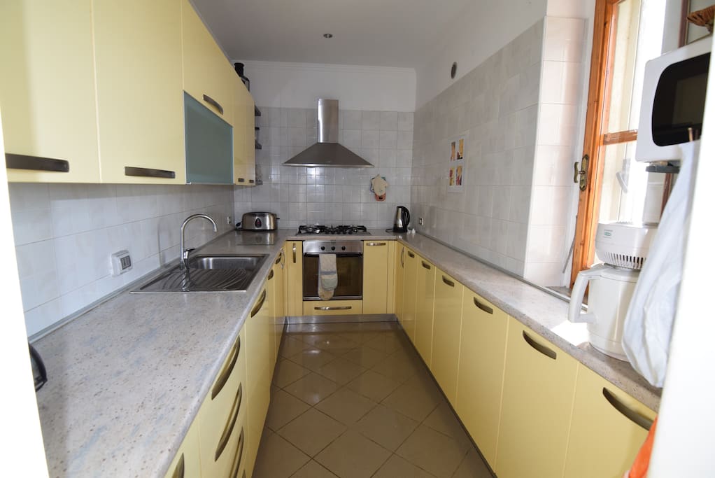 modern kitchen fully equipped