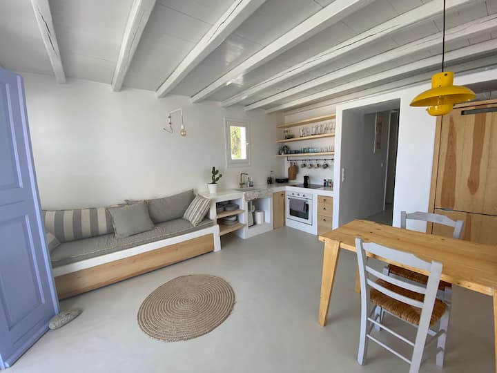 Two terrace beach house with best views on Serifos
