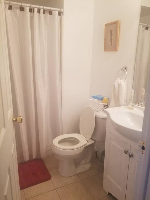 Private toilet and bathroom