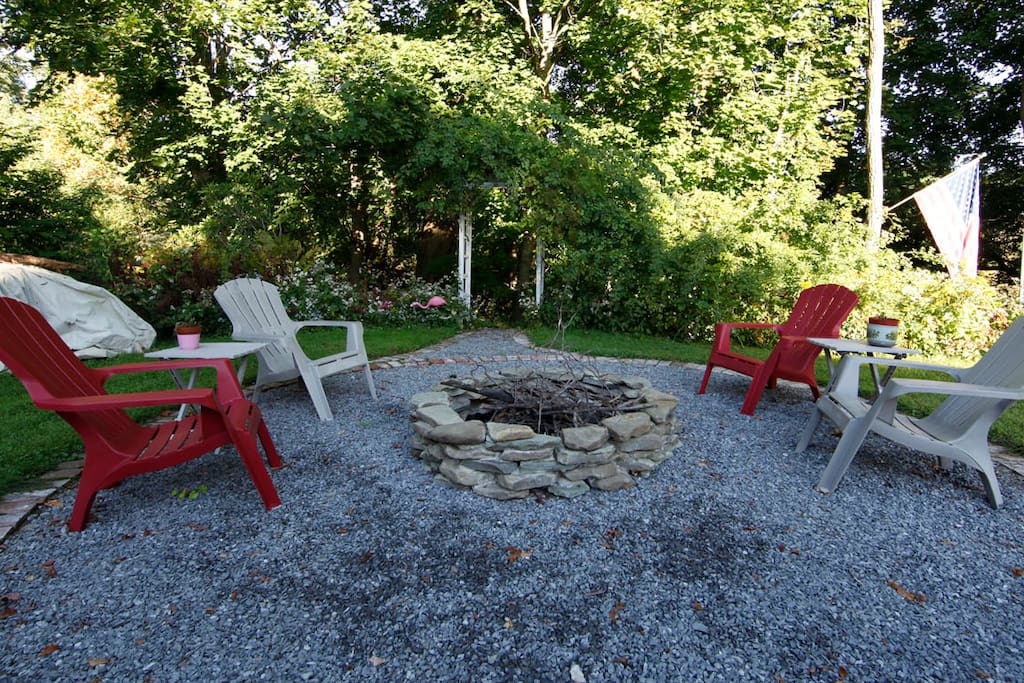 backyard fire pit