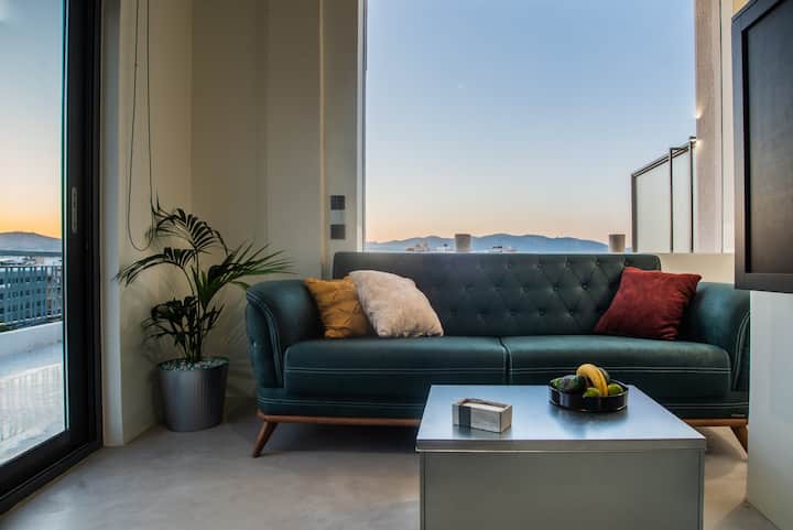360 Acropolis View - City Center Penthouse Suite - Atina