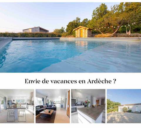 Air-conditioned accommodation with heated pool