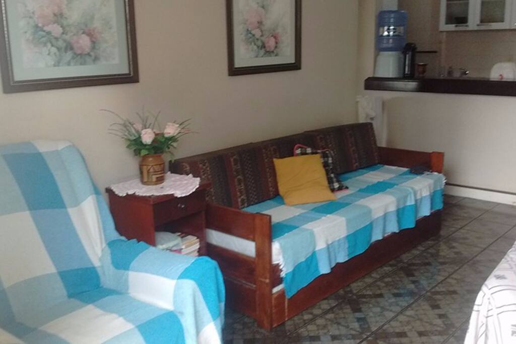 Sala de estar com bicama