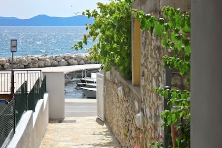 in a quiet position,across the sea +beautiful view