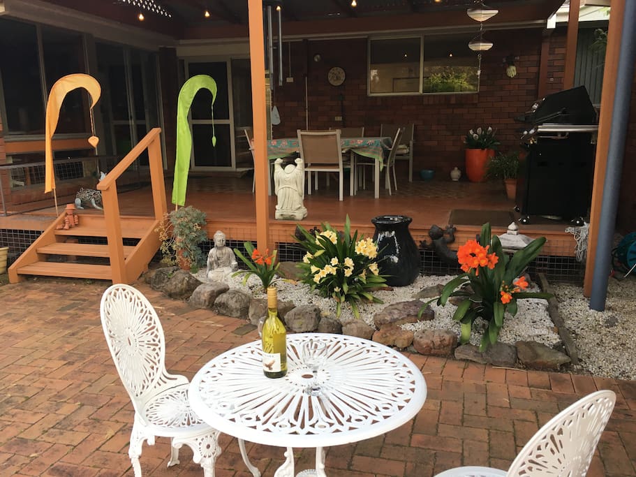 Your deck and BBQ if you desire