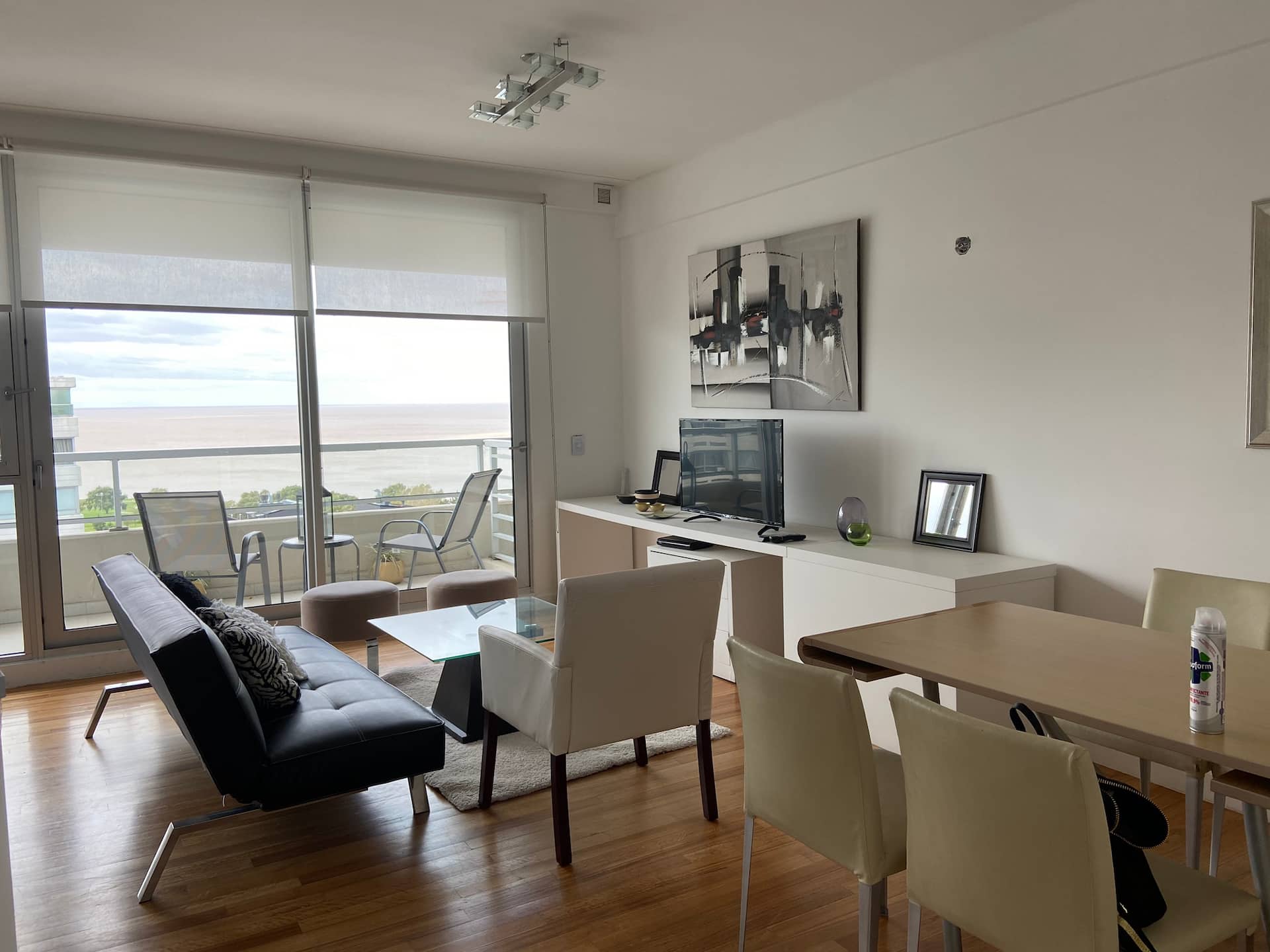 Apartamento de 1 quarto com vista para o rio em Vicente López