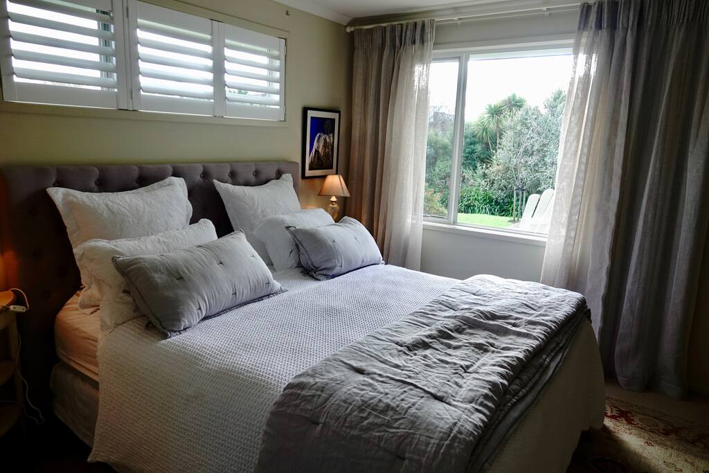 Bedroom one with King bed and ensuite