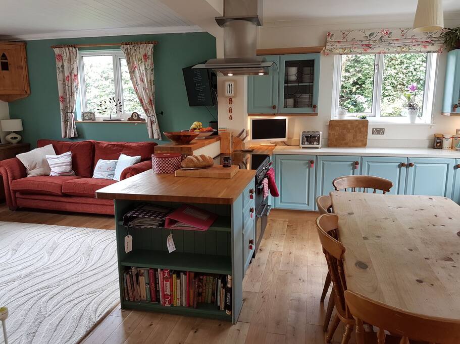 The large family room at the centre of the house.