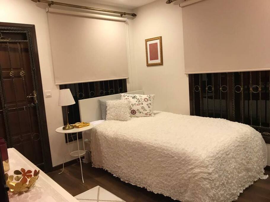 Bedroom 1. Single bed with trundle.