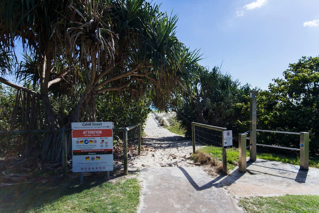 Our beach entrance