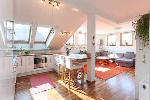 Sunny Rooftop Terrace Aptmt (4 ppl)