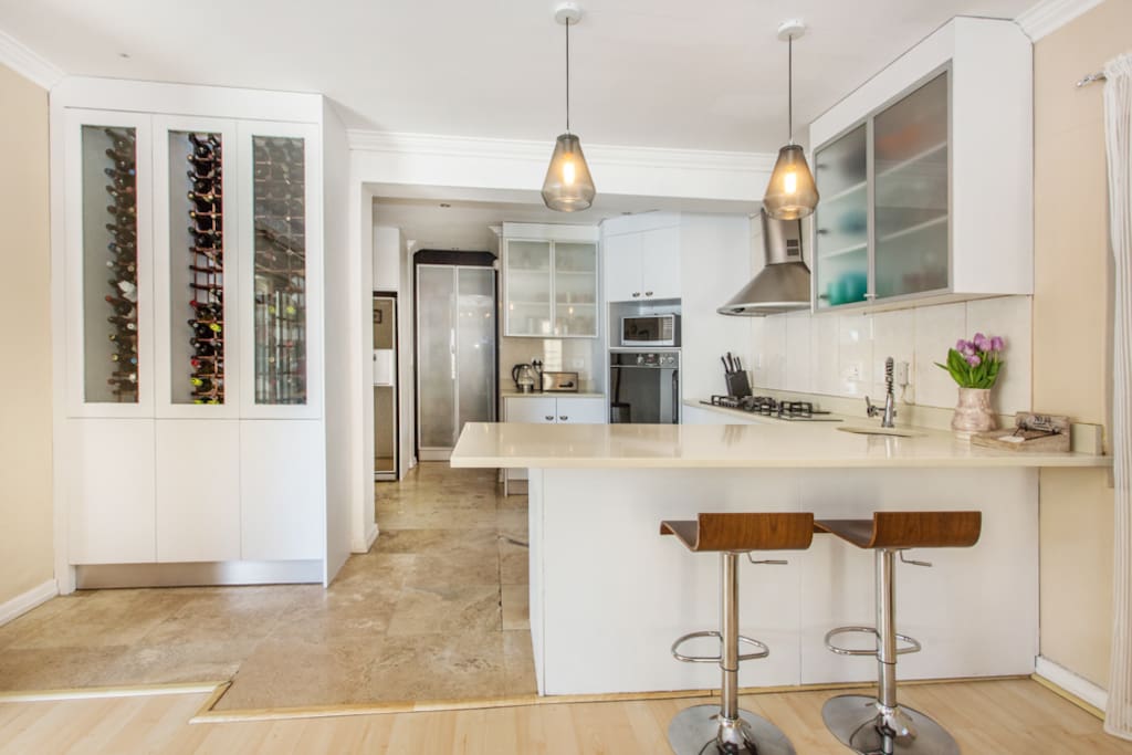 Open plan kitchen