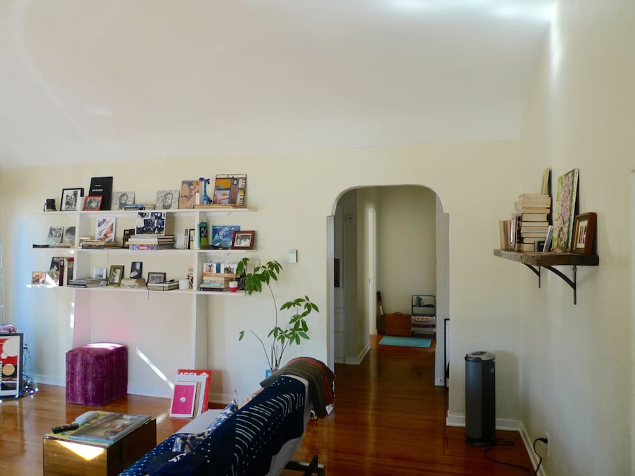 Hallway to bedroom and bathroom