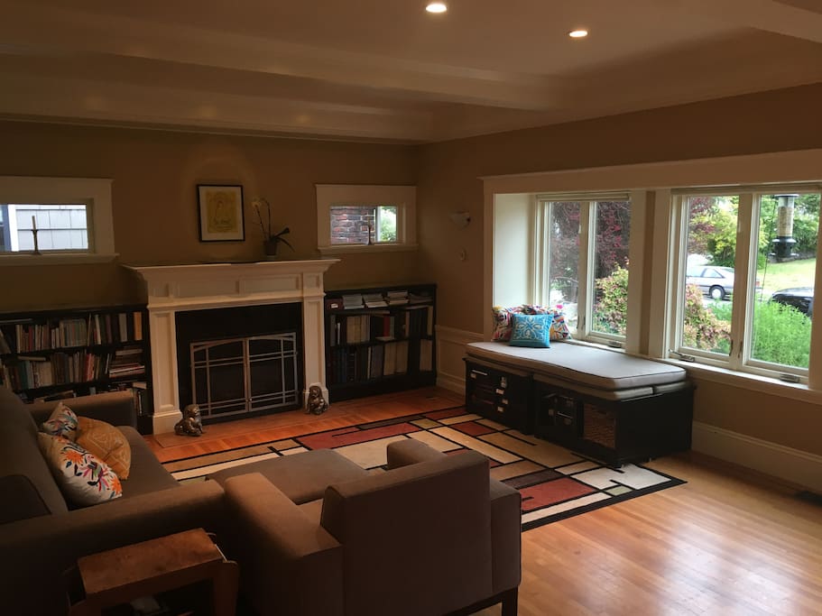 Living Room with Fireplace