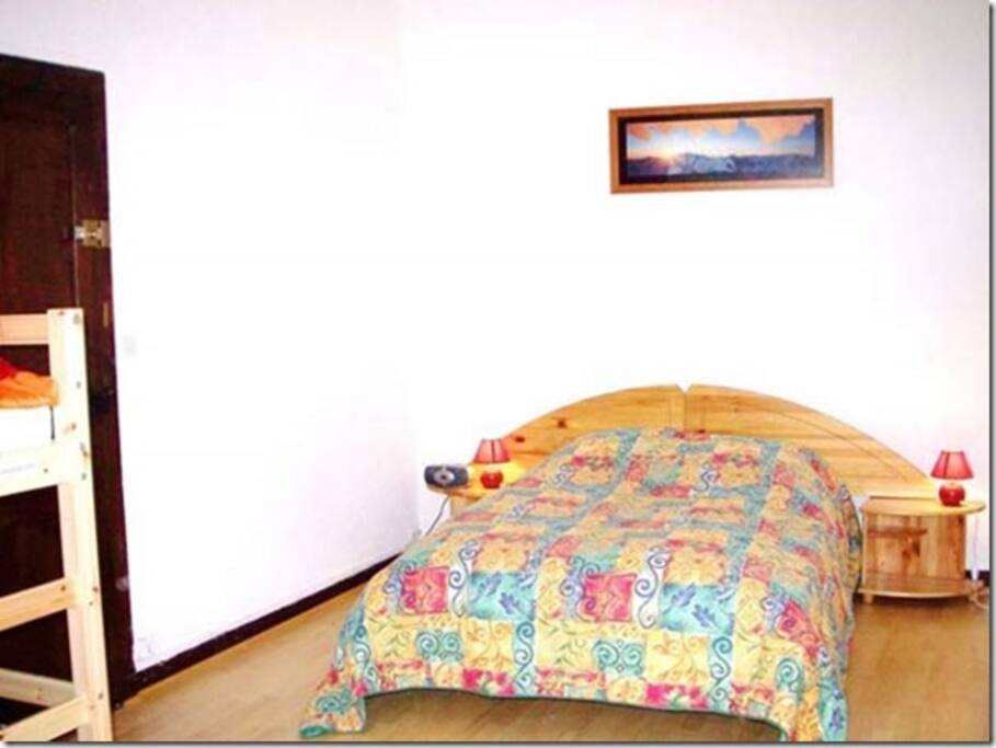 Chambre côté lit 2personnes -double vitrage
