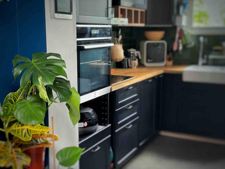 Chambre Privée Avec Parking Vue Sur Le Jardin - Taverny
