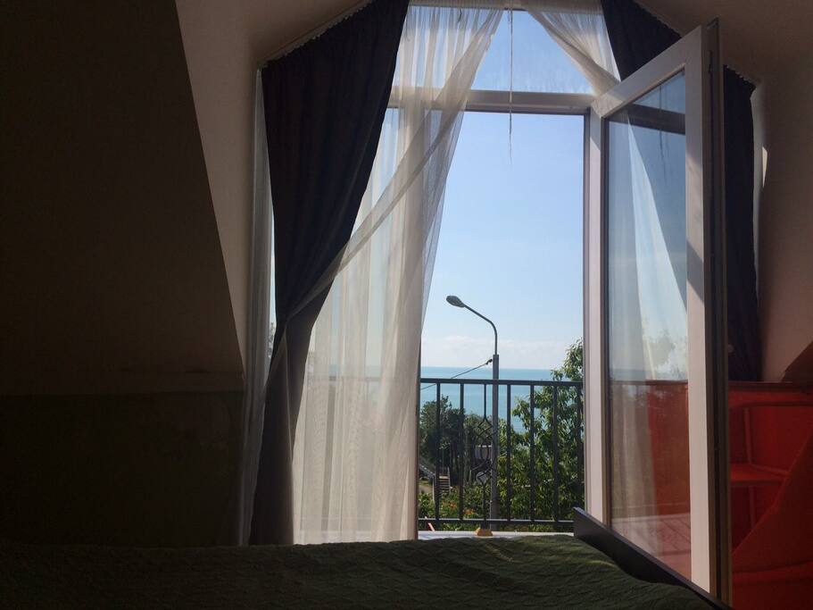 sea view from the room