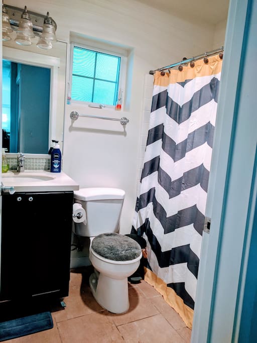 First floor bathroom immediately outside the bedroom.