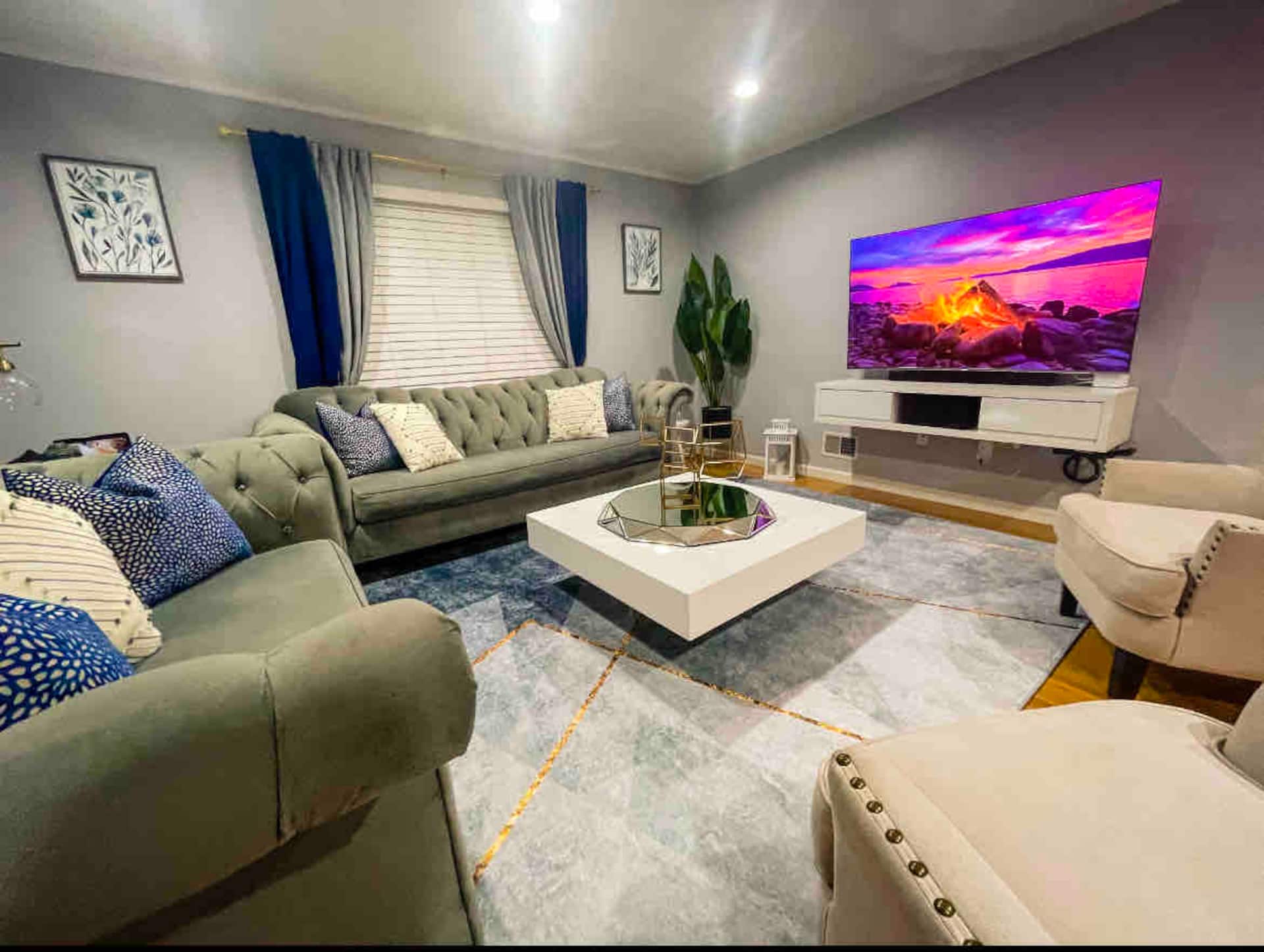 Modern comfortable 3 beds 2 baths near EWR airport