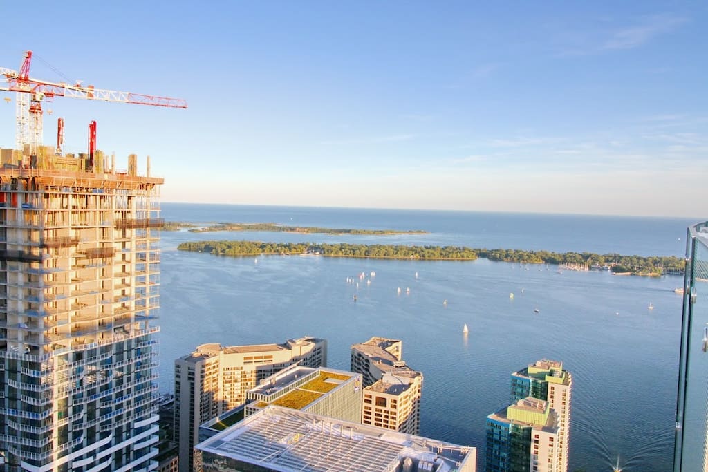 lake view from balcony.