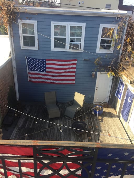 From the master bedroom balcony