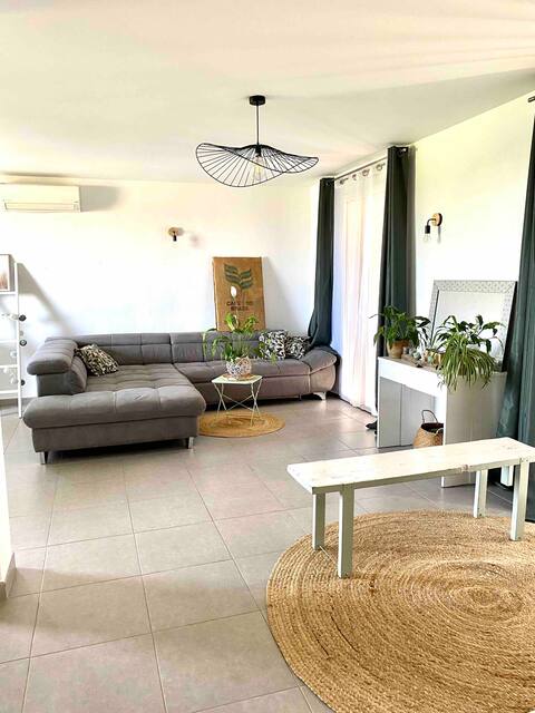 Family home with garden