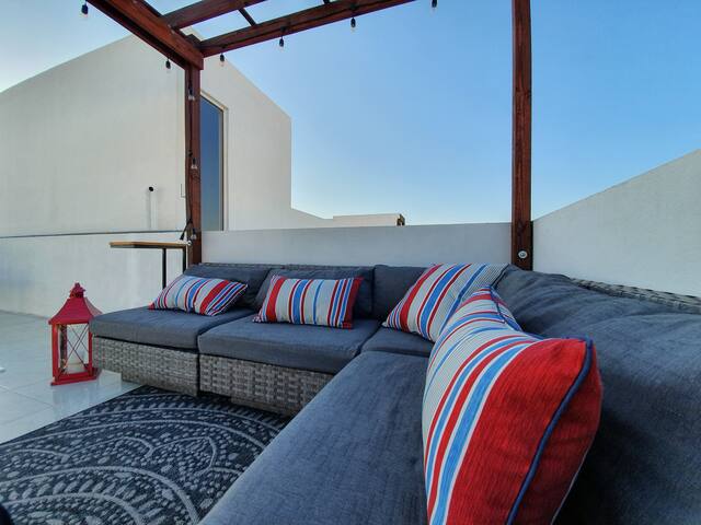 Private home with incredible Oceanview terrace.