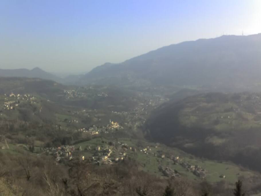 VIsta panoramica dal terrazzo principale