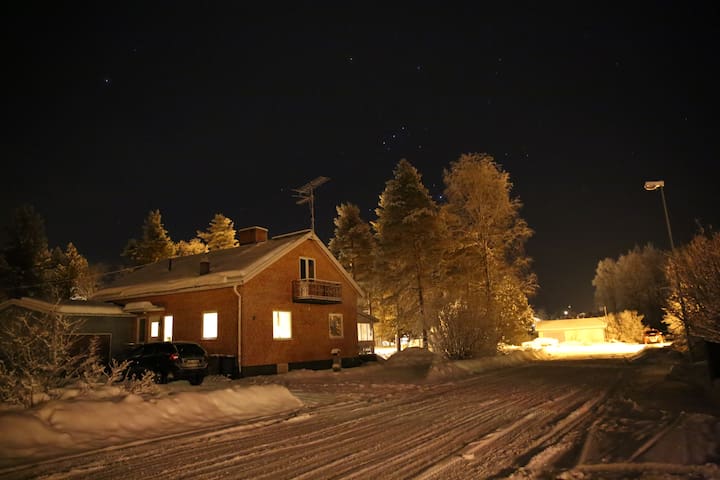 House in Jorn, Swedish Lapland