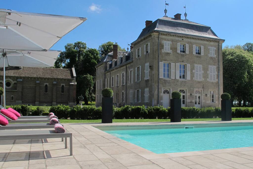 Vue depuis la piscine