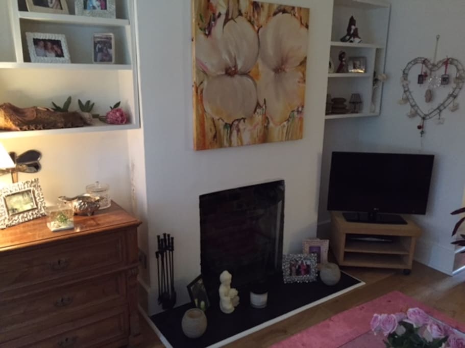 Feature fireplace