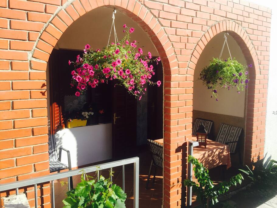 Front terrace from the street