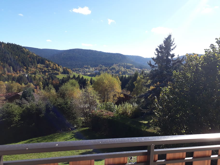 Vue depuis le balcon