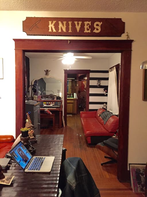 view of middle room/kitchen