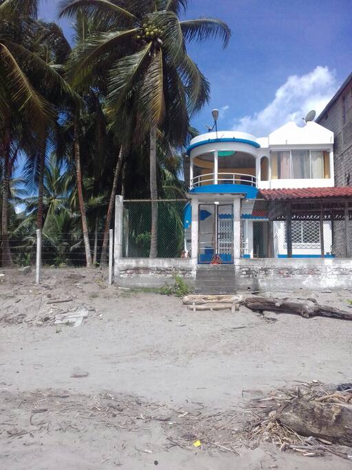 parte frontal de la casa