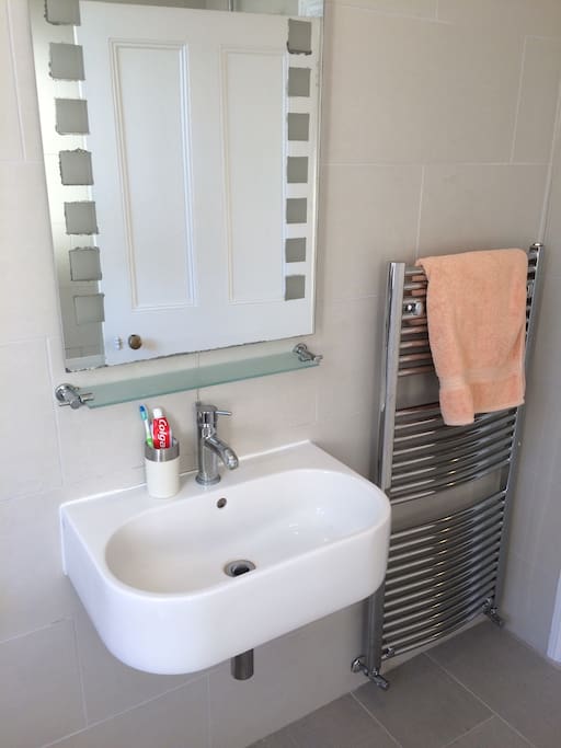 The shared bathroom