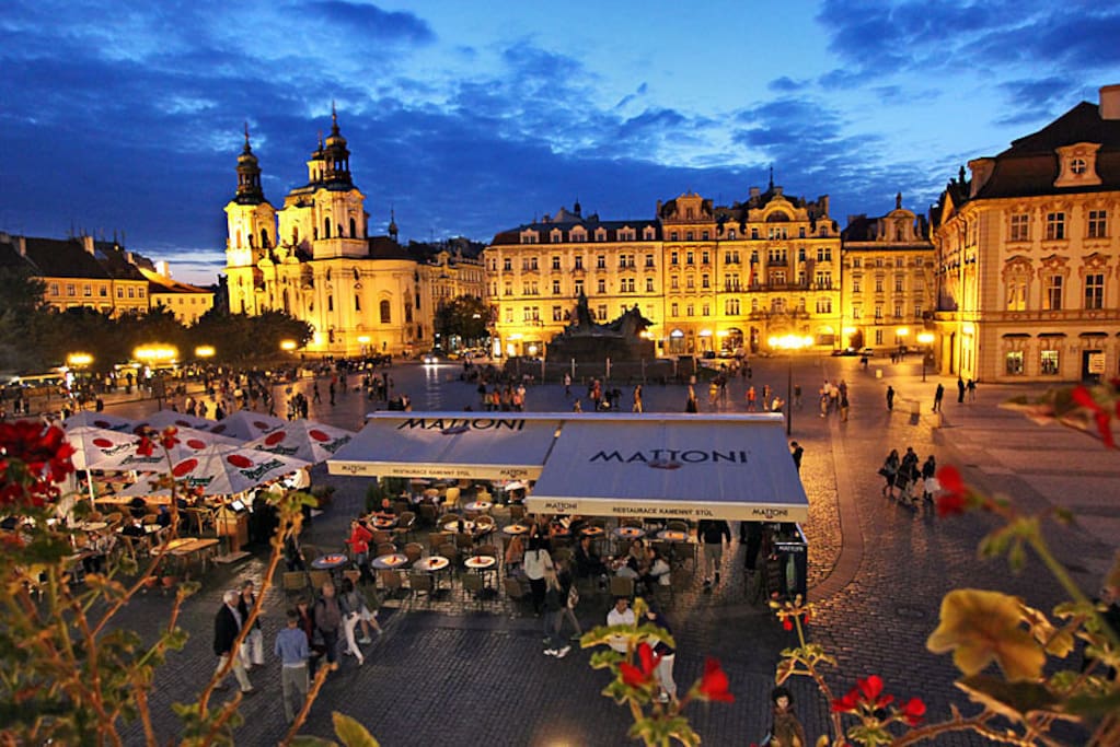 5 minutes by metro and you will be in Old Town Square ..really beautiful! :)