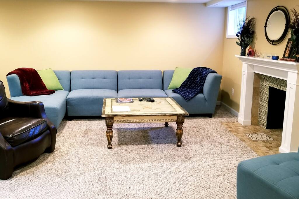 Spacious family room all for your use