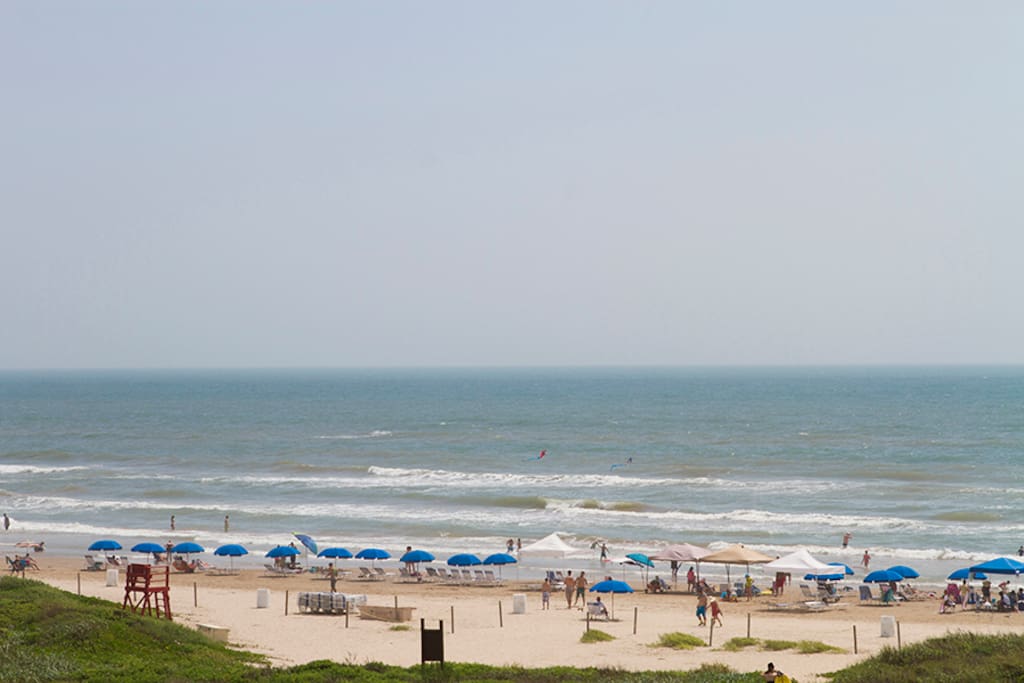 View of Beach From Private Beachfront Balcony