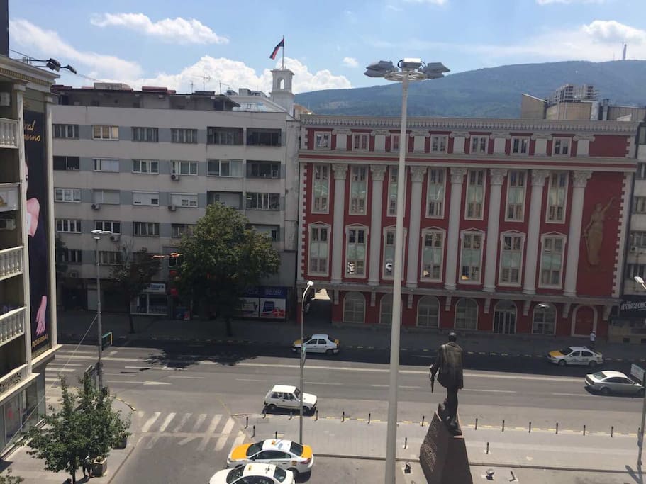 View towards the Ministry of Juistice.