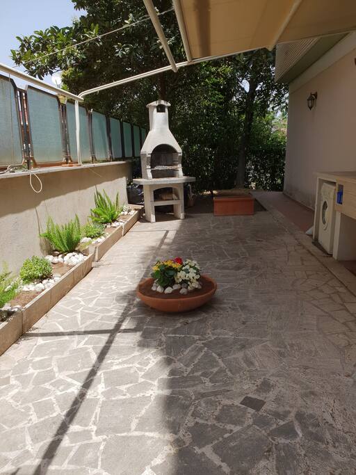 Terrace and barbecue