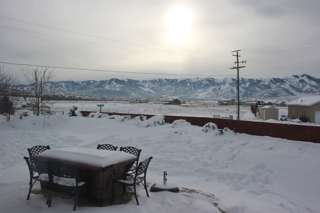 Winter View from front windows