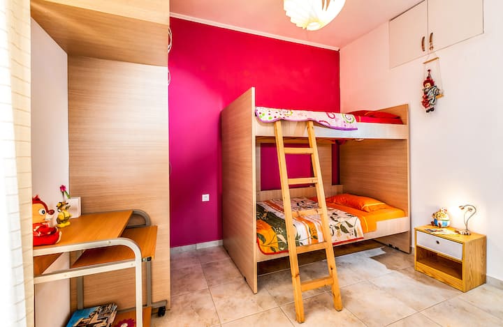 Ground Floor: Bedroom 3  with bunk bed