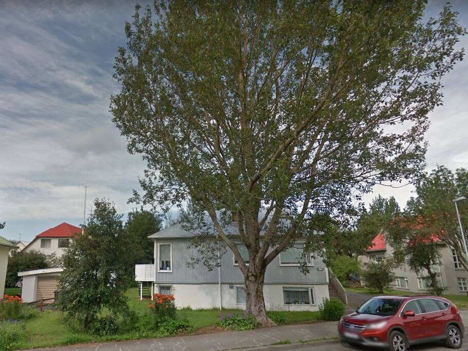 The apartment is on the middle floor